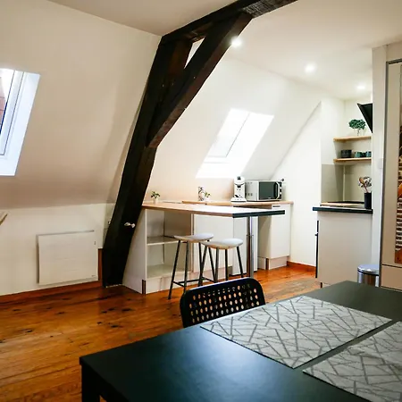 Le Bleu Nuit - Grand Duplex Centre Proche Tribunal Lejlighed